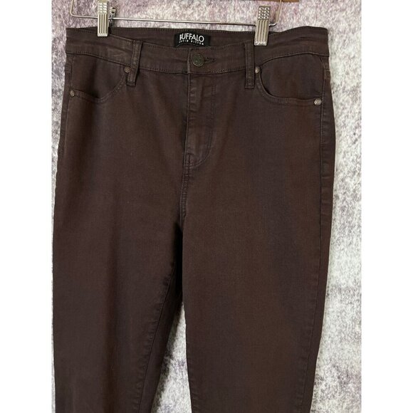 Buffalo Jeans Womens 6 Brown Hannah High Rise Skinny Jegging Sleek Modern Ride - Picture 2 of 12